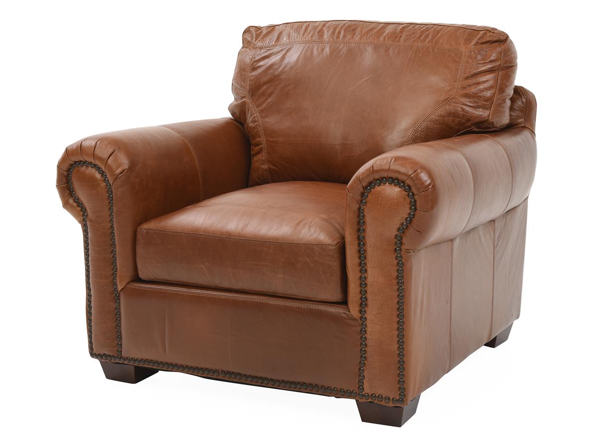 Roland Top-Grain Leather Chair